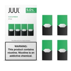 JUUL Pods Cucumber with fresh cucumber and mint flavor