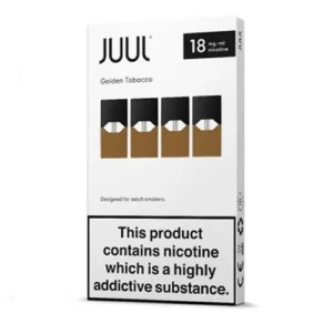 JUUL Pods Golden Tobacco Refill with rich tobacco flavor