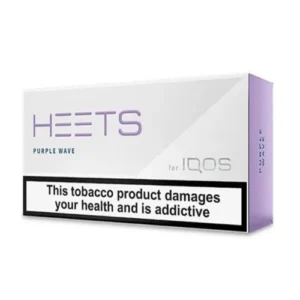 IQOS Purple Wave HEETS with berry and menthol flavors.