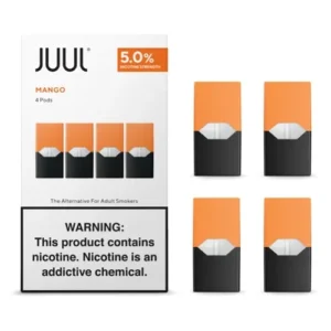 JUUL Pods Mango with tangy and sweet mango flavor