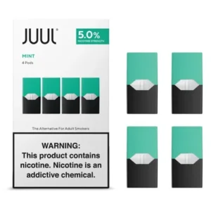 JUUL Pods Mint with crisp peppermint flavor