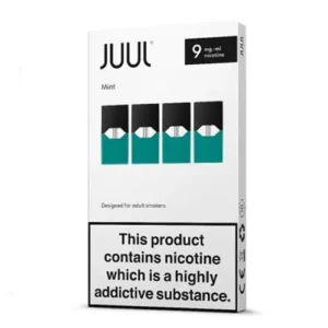 JUUL Pods Mint Refill with intense peppermint flavor