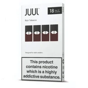 JUUL Pods Rich Tobacco Refill with deep tobacco flavor